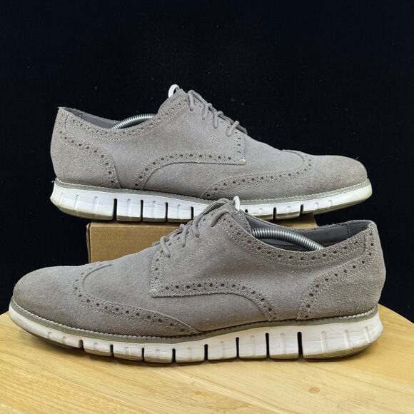 Cole Haan Other - Cole Haan Mens ZeroGrand Grand.OS Wingtip Shoes 11M Gray C21383 Sneakers